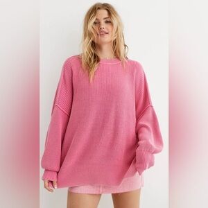 Aerie Beyond Pullover 100% Cotton Knit